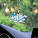 Pokemon Vaporeon Sleep Eevee Evolution Car Ornament Custom Car Accessories Decorations