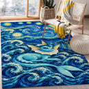 Pokemon Vaporeon The Starry Night Rectangular Area Rug