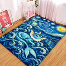 Pokemon Vaporeon The Starry Night Rectangular Area Rug