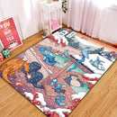 Pokemons Winter Hot Spring Rectangular Area Rug