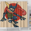 Greninja X Kakashi Japan Shower Curtain