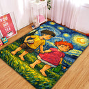 Ponyo And Sosuke Ghibli Studio Rectangular Area Rug