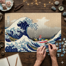 Ponyo On The Cliff By The Sea The Great Wave Ghibli Japan Jigsaw Puzzle