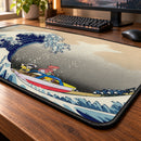 Ponyo On The Cliff By The Sea Ghibli Studio The Great Wave Japan Desk Mat