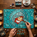 Ponyo Studio Ghibli Stained Glass Jigsaw Puzzle