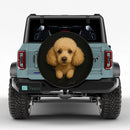 Poodle Dog In A Torn Bag Jeep Car Spare Tire Cover