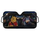 Pooh x Eeyore Winnie the Pooh Car Auto Sunshades