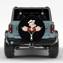 Popeye Sailor Unzipped Jeep Car Spare Tire Cover