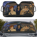 Porco Rosso Studio Ghibli Car Auto Sunshades