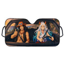 Portgas D. Ace X Yamato One Piece Car Auto Sunshades