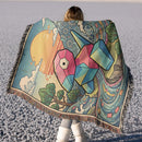 Porygon Pokemon Woven Throw Blanket
