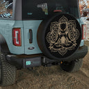 Mandala Meditating Predator Yoga Jeep Car Spare Tire Cover