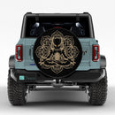 Mandala Meditating Predator Yoga Jeep Car Spare Tire Cover