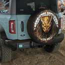 Predator Stained Glass Jeep Car Spare Tire Cover