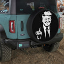 President Funny Art Car Spare Tire Cover
