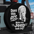 President Funny Make My Jeep Look Big Car Spare Tire Cover