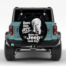 President Funny Make My Jeep Look Big Car Spare Tire Cover