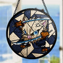 Primeape Inosuke Pokemon Stained Glass Suncatcher