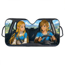 Princess x Link Legend Of Zelda Car Auto Sunshades