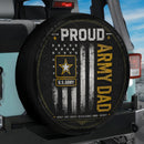 Proud Army Dad Car Spare Tire Cover