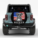 Pround Bulldog Dad Spare Car Spare Tire Cover