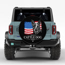 Pround Cattle Dog Dad Spare Car Spare Tire Cover