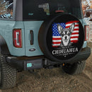Pround Chihuahua Dad Spare Car Spare Tire Cover
