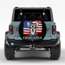 Pround Chihuahua Dad Spare Car Spare Tire Cover