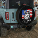 Pround Corgi Dad Car Spare Tire Cover