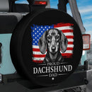 Pround Dachshund Dad Car Spare Tire Cover