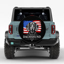 Pround Dachshund Dad Car Spare Tire Cover