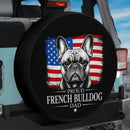 Pround French Bulldog Dad Car Spare Tire Cover