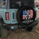Pround German Shepherd Dad Car Spare Tire Cover