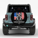 Pround German Shepherd Dad Car Spare Tire Cover
