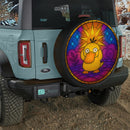 Psyduck Pokemon Sun Stained Glass Jeep Car Spare Tire Cover