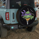 Purple TMNT Ninja Mutant Teenage Unzipped Jeep Car Spare Tire Cover