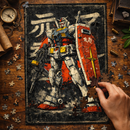 RX-78-2 Gundam Anime Rectangle Jigsaw Puzzle