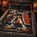 RX-78-2 Gundam Anime Woven Throw Blanket