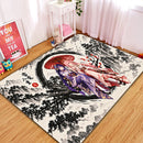 Raiden Shogun x Yae Miko Genshin Impact Japan Ink Style Rectangular Area Rug