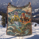 Raikou Entei Suicune Pokemon Japan Style Woven Throw Blanket