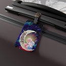 Ram And Rem Rezero Love You To The Moon Galaxy Luggage Tag