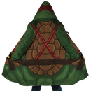 Raphael Teenage Mutant Ninja Turtles Hooded Fleece Cloak Coat
