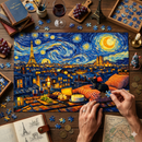 Ratatouille Paris Starry Night Jigsaw Puzzle