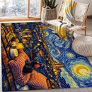 Ratatouille Paris in My Dreams Starry Night Rectangular Area Rug