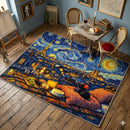 Ratatouille Paris in My Dreams Starry Night Rectangular Area Rug