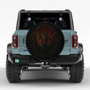 Rayquaza Pokemon Break Wall Jeep Car Spare Tire Cover
