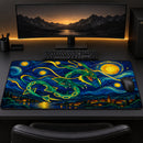 Mega Rayquaza Pokemon Starry Night Desk Mat