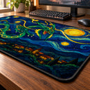 Mega Rayquaza Pokemon Starry Night Desk Mat