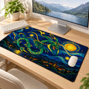 Mega Rayquaza Pokemon Starry Night Desk Mat