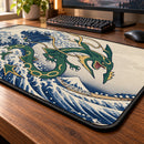 Mega Rayquaza The Great Wave Desk Mat